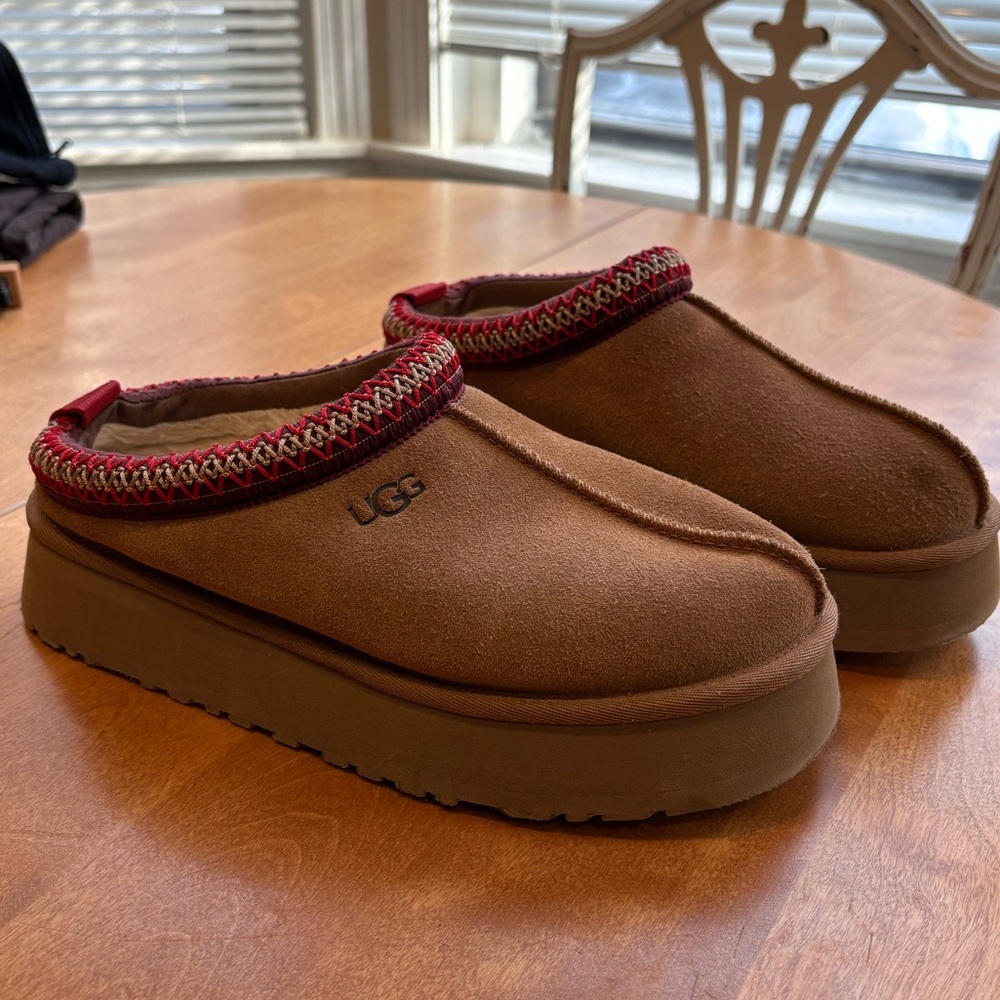 Tazz II Genuine Shearling Lined Platform Slipper (Women)